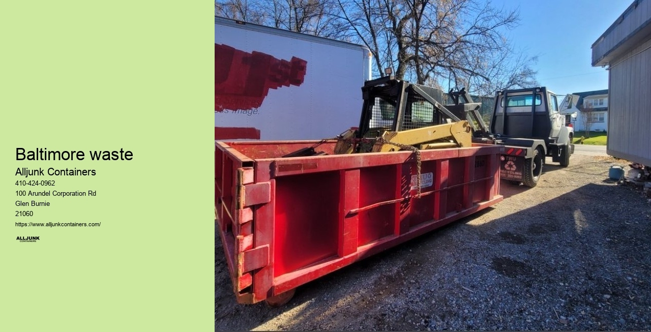 Waste management Baltimore MD