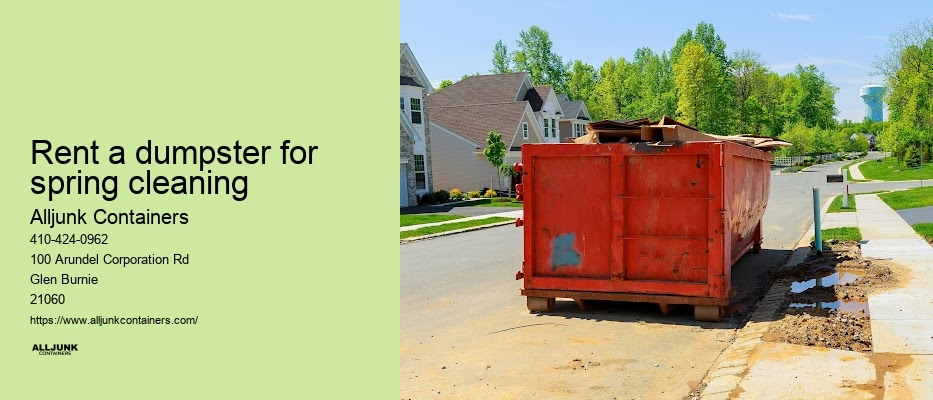 Dumpster Baltimore county