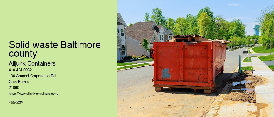 Dumpster rental  Baltimore