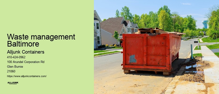 Dumpster rental in Baltimore MD