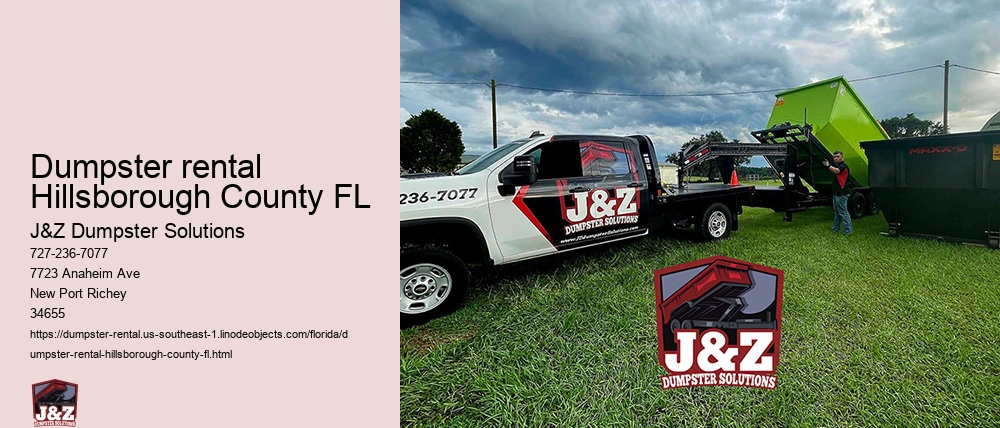 Dumpster rental Hillsborough County FL