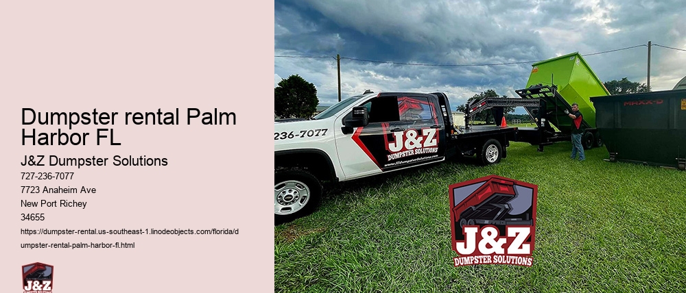 Dumpster rental Palm Harbor FL