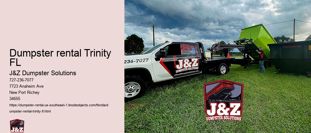 Dumpster rental Trinity FL
